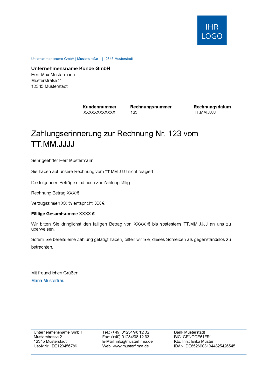 Verwunderlich Wir Bitten Um Begleichung Der Rechnung Ebenbildnie8260